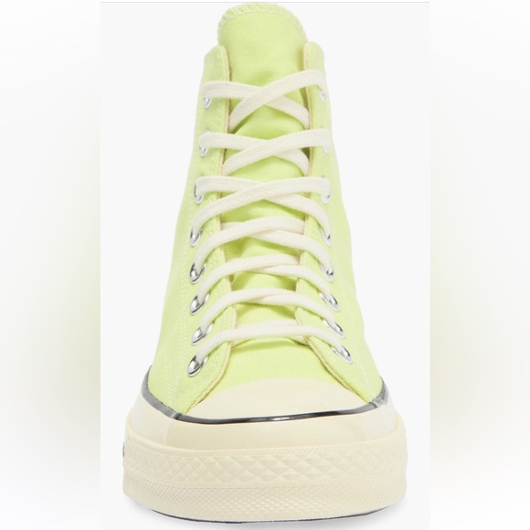 NEW| Converse Unisex Chuck Taylor All Star 70 High Top Sneaker In Citron - Picture 5 of 9